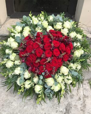 Bēru vainags rožu sirds